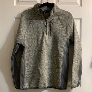 Mens 1/4 Zip Pullover Hoodie - S